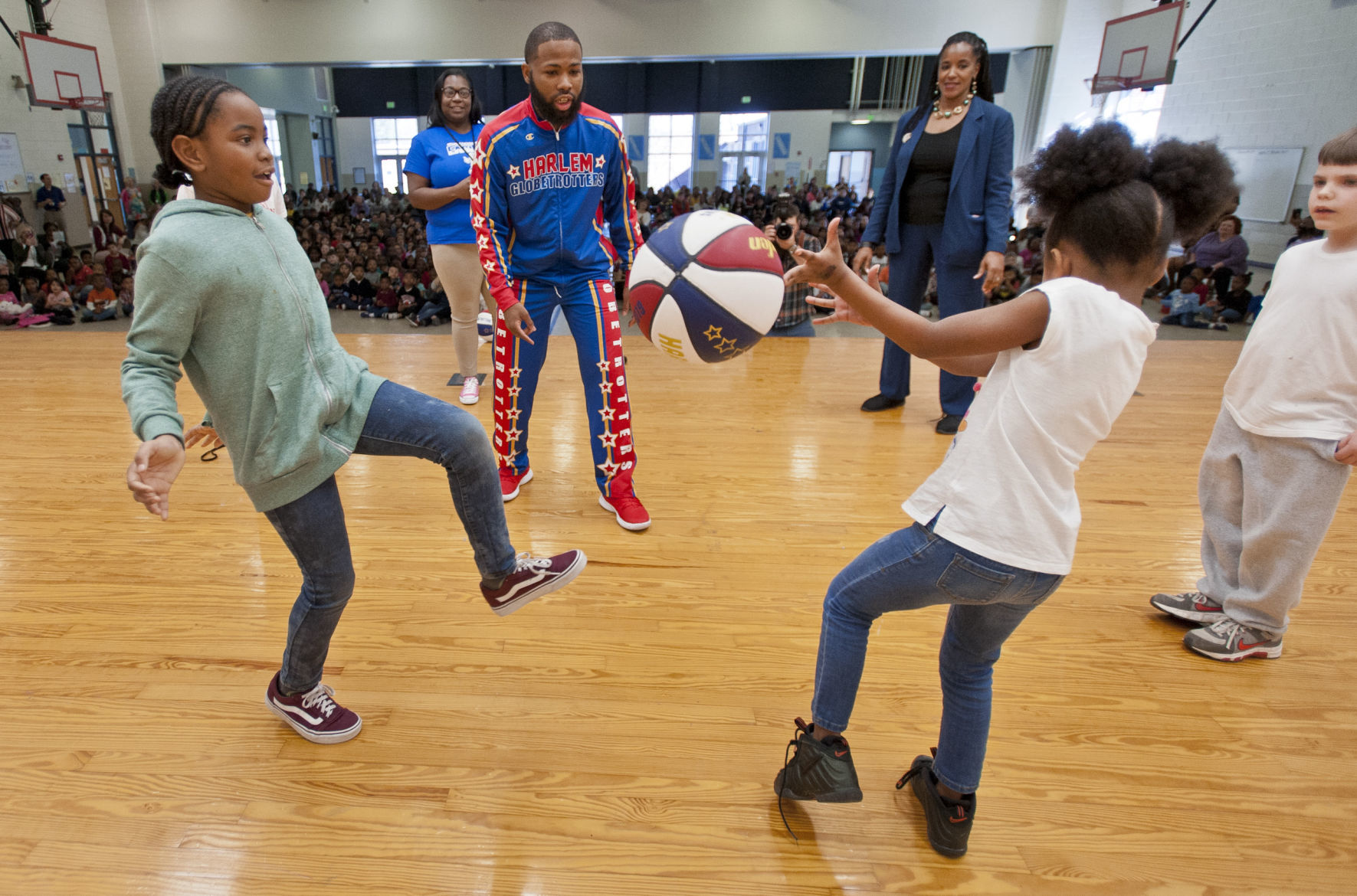 Harlem Globetrotter Ibraham